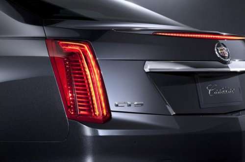 The back end of the 2014 Cadillac CTS sedan