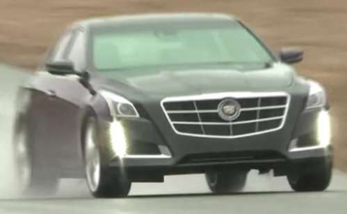 The 2014 Cadillac CTS in action