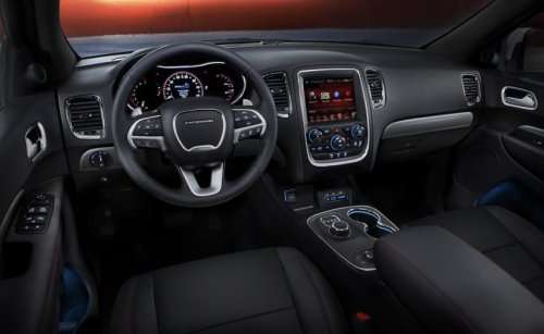The interior of the 2014 Dodge Durango R/T 