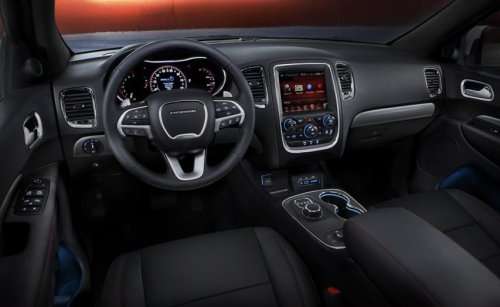 The interior of the 2014 Dodge Durango R/T 