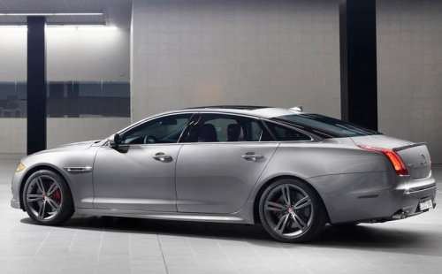 The side profile of the 2014 Jaguar XJR