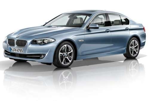 The front of the new BMW ActiveHybrid 5 Series