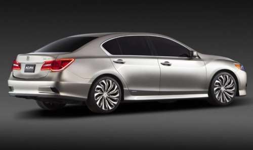 The back of the Acura RLX Concept