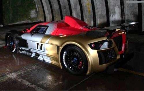 The rear end of the new Gumpert Apollo R