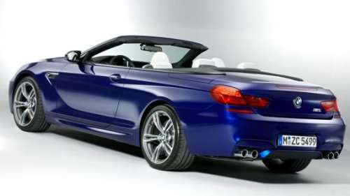 The rear end of the 2012 BMW M6 Convertible