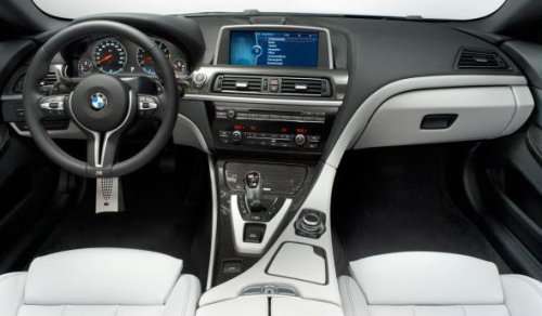 The interior of the 2012 BMW M6 Convertible