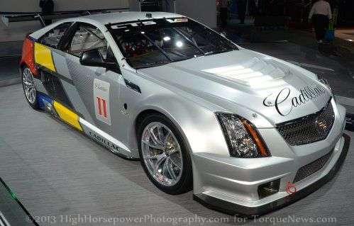 The Cadillac CTS-V race car
