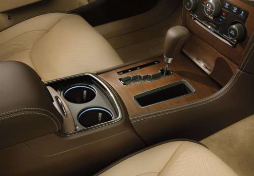 The center console of the 2012 Chrysler 300C Luxury Series Sedan
