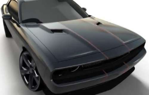 The 2013 Dodge Challenger R/T Blacktop front end