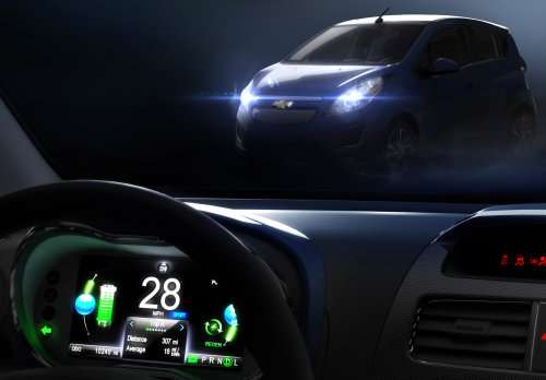 The Chevy Spark EV teaser image