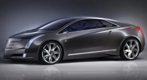 A side profile of the 2009 Cadillac Converj