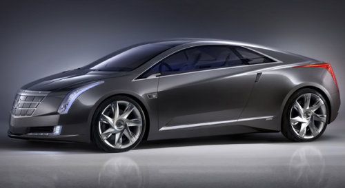 A side profile of the 2009 Cadillac Converj