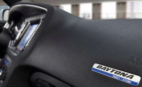 The interior of the 2013 Dodge Charger Daytona 