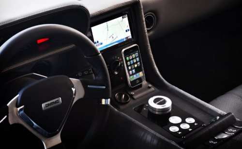 The 2013 DeLorean DMC-12 Electric interior