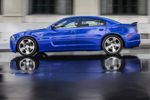 The side profile of the 2013 Dodge Charger Daytona 