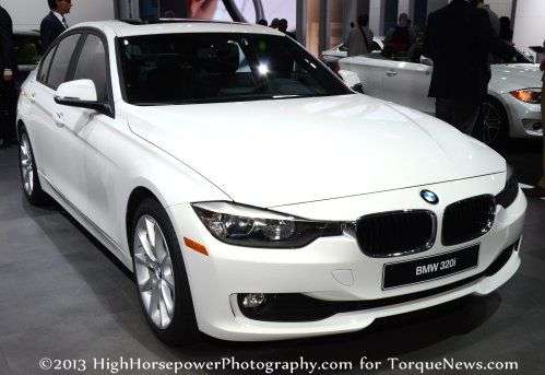 The new BMW 320i at the 2013 NAIAS