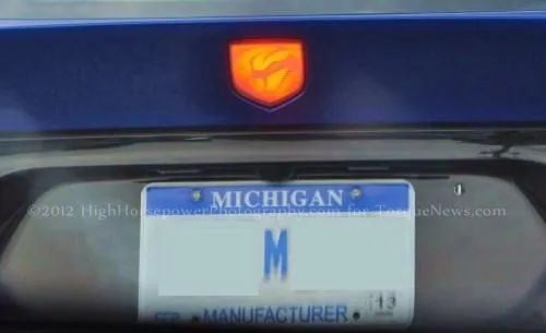 The 2013 SRT Viper GTS Styker logo up close