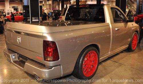 A back end of the Ram 392 Quick Silver