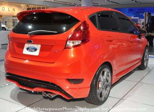 The back end of the 2012 Ford Fiesta ST Concept