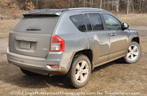 The back end of the 2012 Jeep Compass Latitude 4x4
