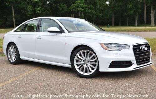 The 2012 Audi A63.0 Prestige Quattro from the side
