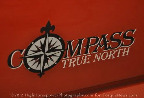 The badging of the new Jeep Compass True North edition