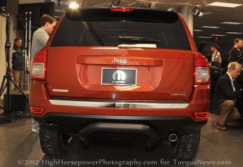 The back end of the new Jeep Compass True North edition