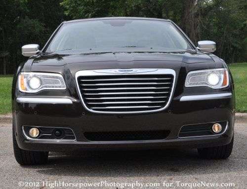 The 2012 Chrysler 300 Limited Luxury Series from the front