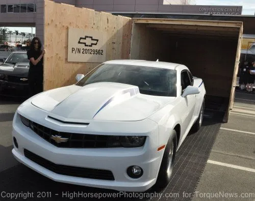The Chevrolet Camaro COPO Concept meeting the world