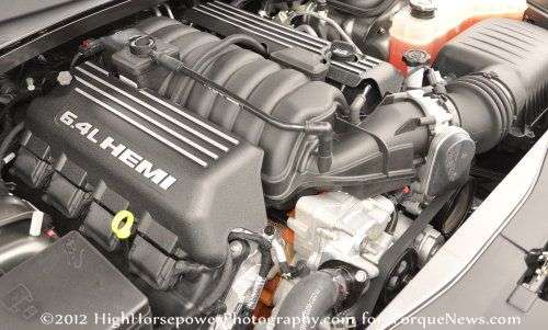 The 6.4L Hemi V8 2012 Dodge Charger SRT8