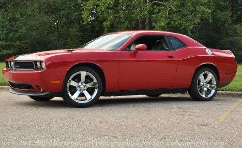 The side of the 2011 Dodge Challenger V6 Rallye