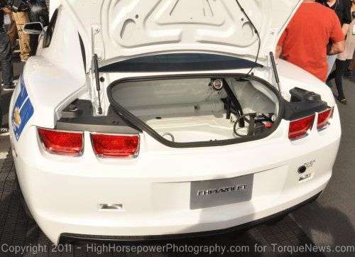 The trunk of the Chevrolet Camaro COPO Concept