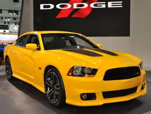 The front end of the 2012 Dodge Charger SRT8 Super Bee