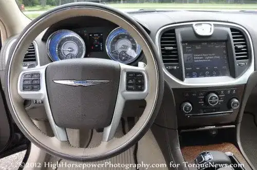 The dashboard of the 2012 Chrysler 300 Limited Luxury Series