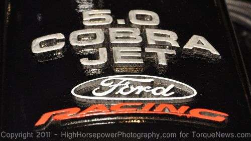 The 2013 Mustang Cobra Jet unique intake manifold