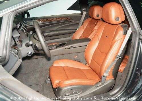 The interior of the 2014 Cadillac ELR