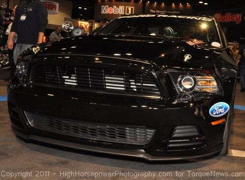 The 2013 Mustang Cobra Jet front end