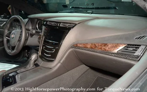 The dash of the 2014 Cadillac ELR