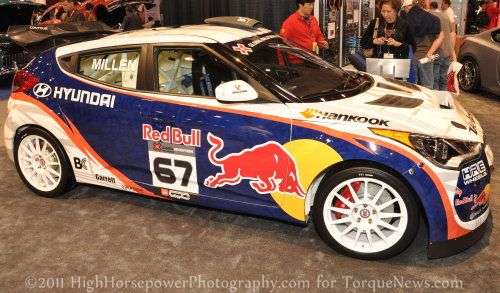 Rhys Millen's Red Bull Racing Hyundai Veloster