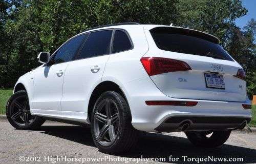 The 2012 Audi Q5 3.2 Prestige rear end