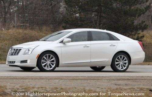 The driver's side of the Cadillac XTS4 