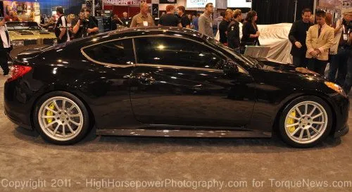 The side profile of the RM500 Genesis Coupe