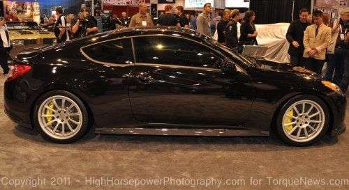 The side profile of the RM500 Genesis Coupe