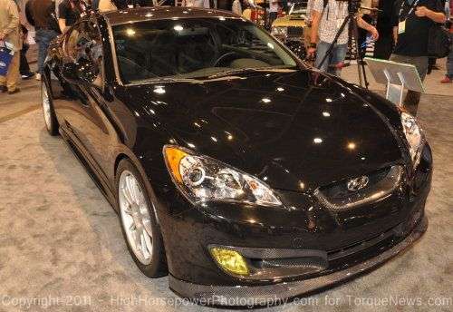 The front end of the RM500 Genesis Coupe