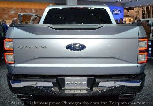 The rear end of the Ford Atlas Concept Truck 