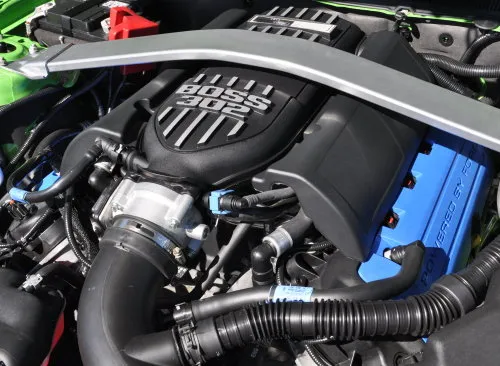 The Boss 302 V8 of the 2013 Ford Mustang Boss 302 