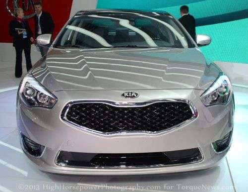 The front end of the new Kia Cadenza