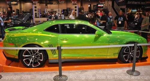 A profile of the Chevrolet Camaro Hot Wheels Concept