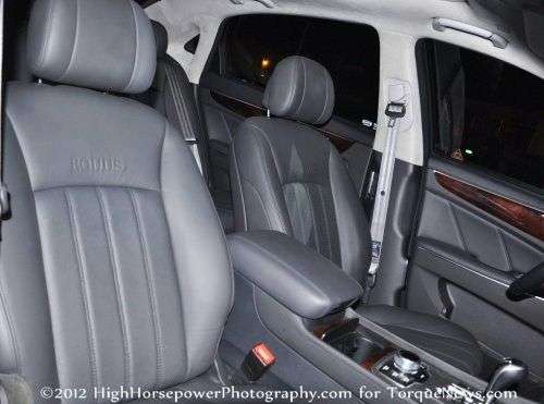 The front seats of the 2012 Hyundai Equus Signature