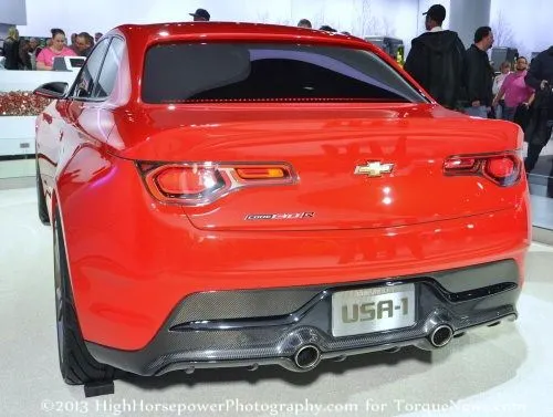 The rear end of the 2012 Chevrolet Code 130R Concept